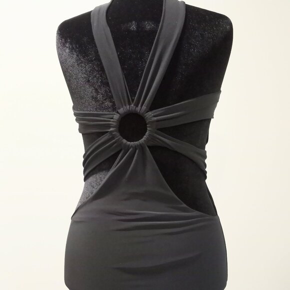 SENTIMENTAL NY BLACK PARTY DRESS WITH BACK CUTOUT WMEN SIZE M/L NEW - Picture 7 of 8